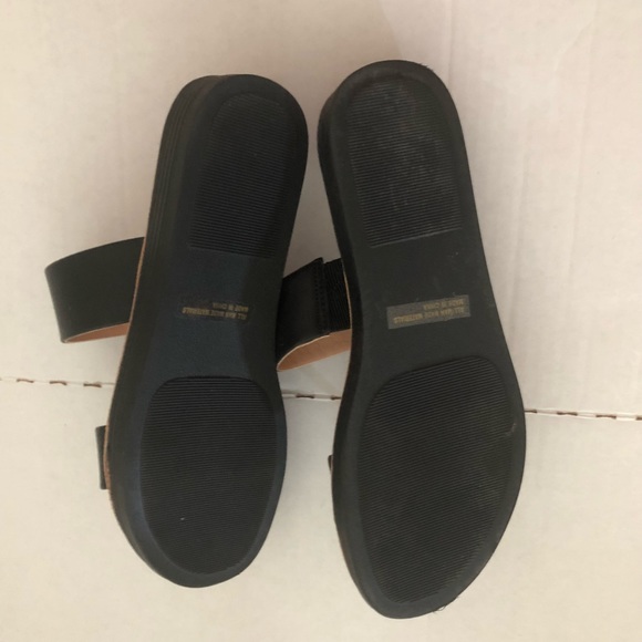 dv dolce vita black sandal size 7 - Picture 5 of 6